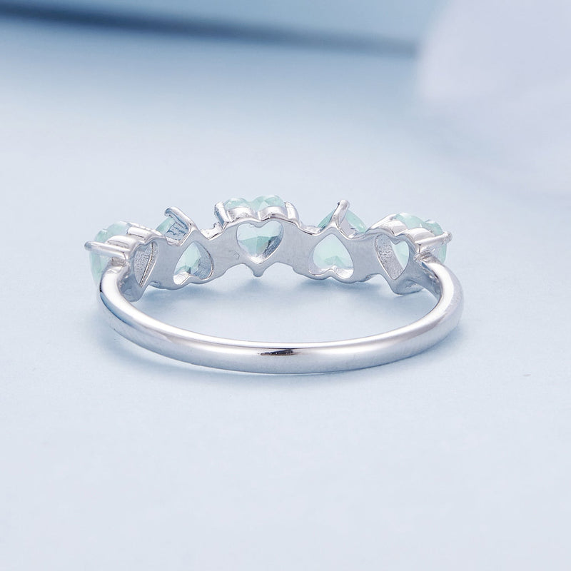 Bids.com 925 Sterling Silver Ring with 4.5mm Pavé Set CZ, Size 7, for Women Rings Lavender 7