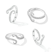 Bids.com S925 Sterling Silver 0.2cm Platinum Plated Ring Rings White Smoke Default Title