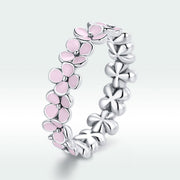 Bids.com 925 Silver Size 5 Enamel Ring for Women Rings Lavender 5,6,7,8,9