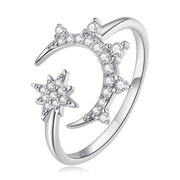 Bids.com 925 Sterling Silver Pavé Setting CZ Ring Rings White Smoke Default Title