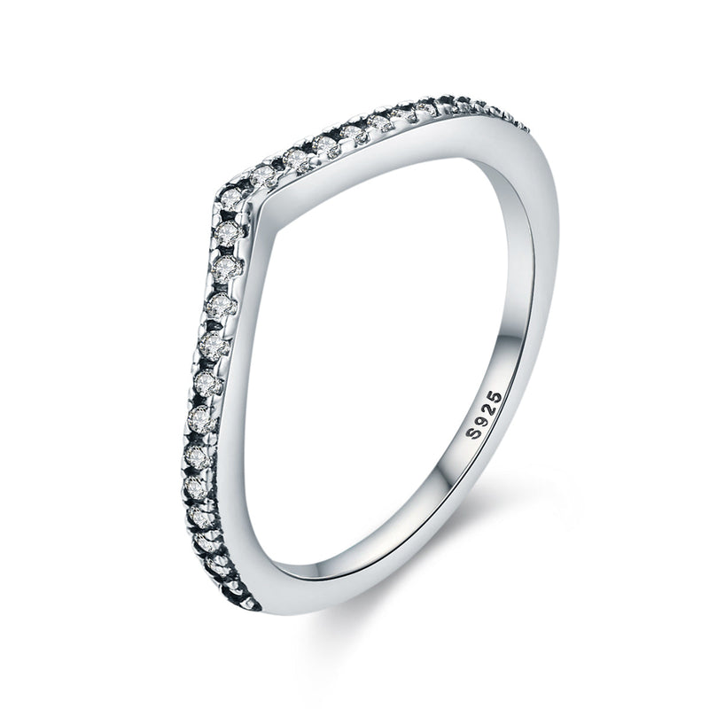 Bids.com 925 Sterling Silver Ring Size 6.0 for Women Rings White Smoke 6,7,8