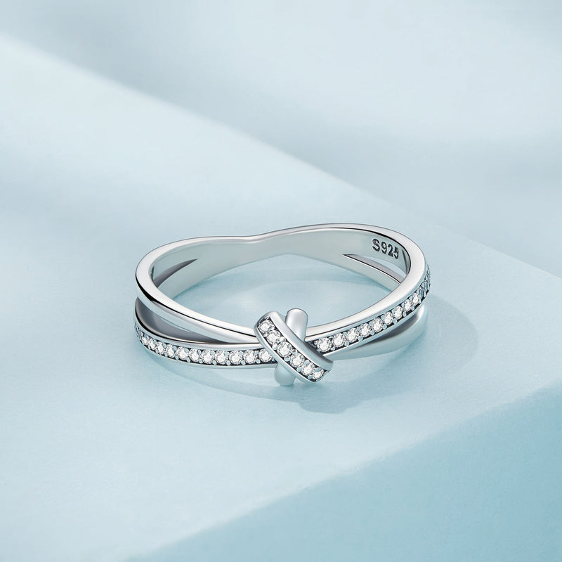 Bids.com S925 Sterling Silver Oxidized Pavé Setting CZ Ring Size 6 for Women Rings Light Gray 6,7,8,6B,7B,8B,9B,9