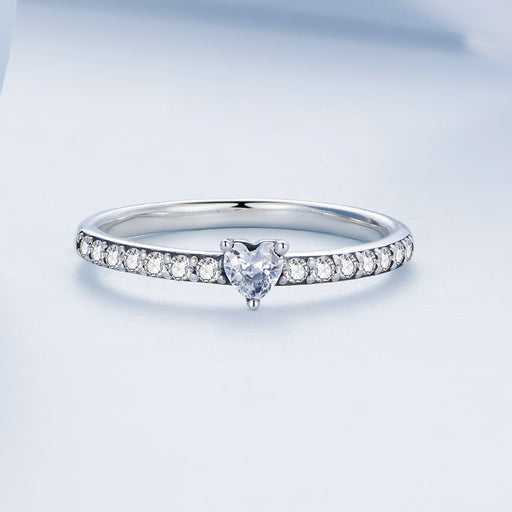 Bids.com 925 Sterling Silver Oxidized Ring with Pavé Setting CZ, Size 6 for Women Rings Lavender 6,7,8