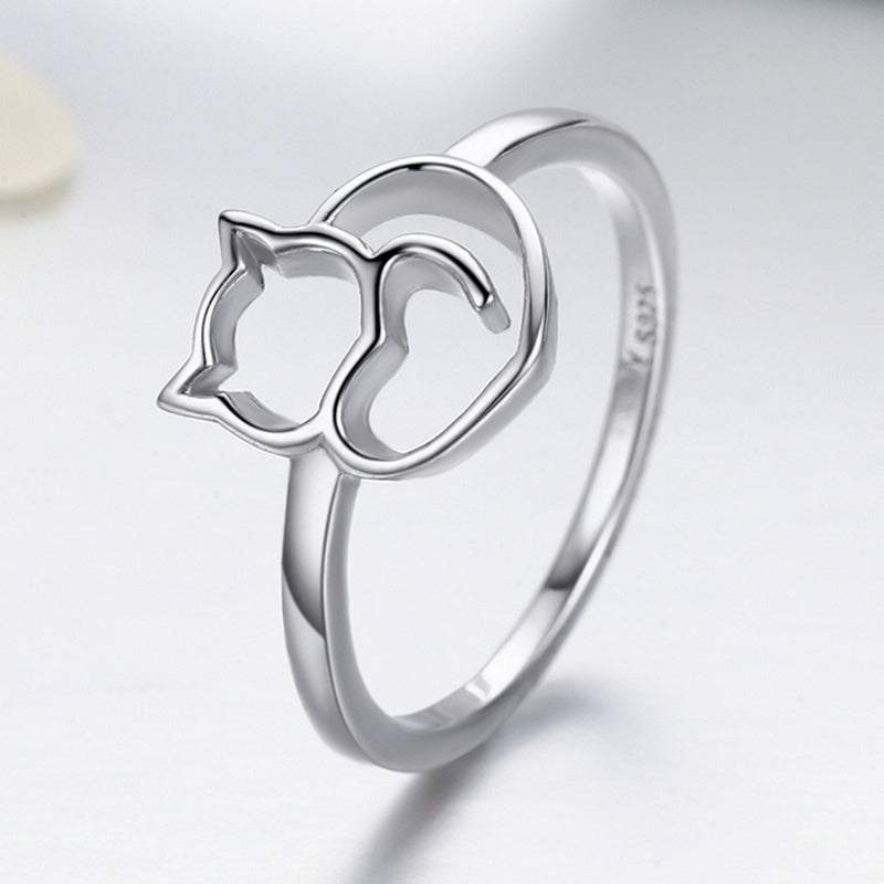 Bids.com 925 Sterling Silver Ring Size 5.0 with Platinum Plating for Women Rings Lavender 5,6,7,8,9,7C,6D