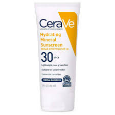 CeraVe Cerave Moisturizing Sunscreen SPF 30 Body 5 oz Skin Care White Smoke