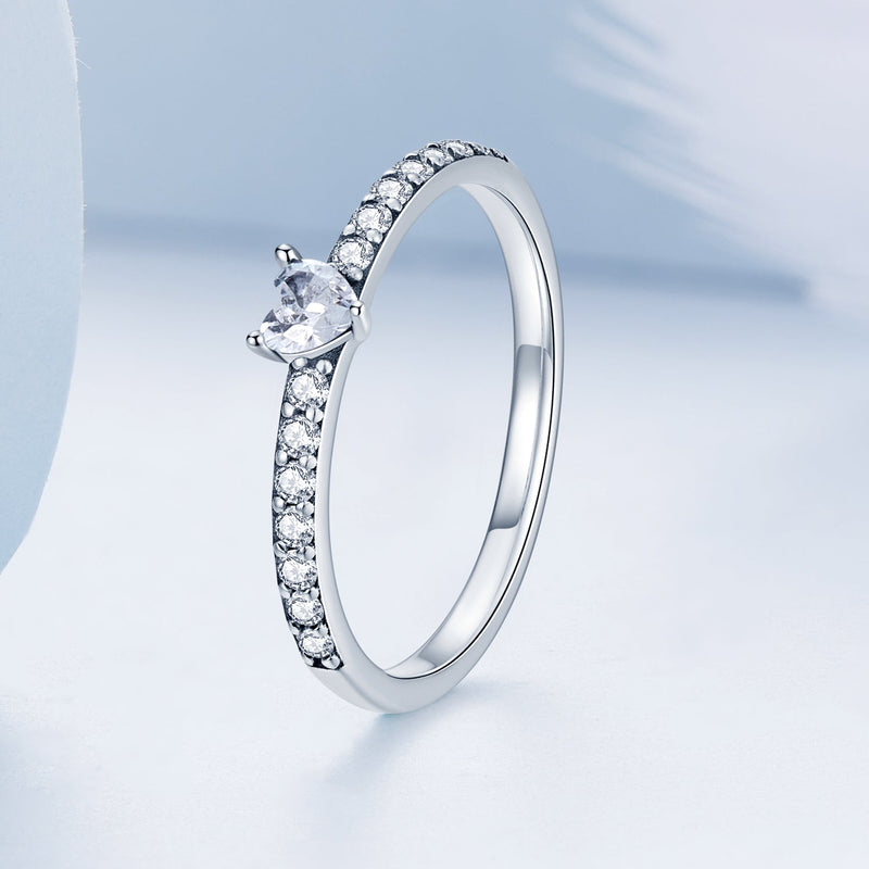 Bids.com 925 Sterling Silver Oxidized Ring with Pavé Setting CZ, Size 6 for Women Rings Lavender 6,7,8
