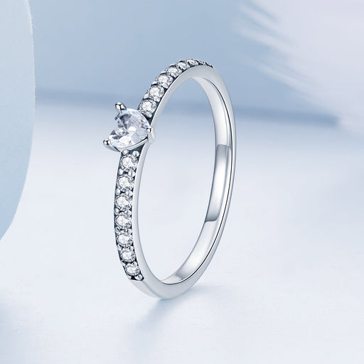 Bids.com 925 Sterling Silver Oxidized Ring with Pavé Setting CZ, Size 6 for Women Rings Lavender 6,7,8