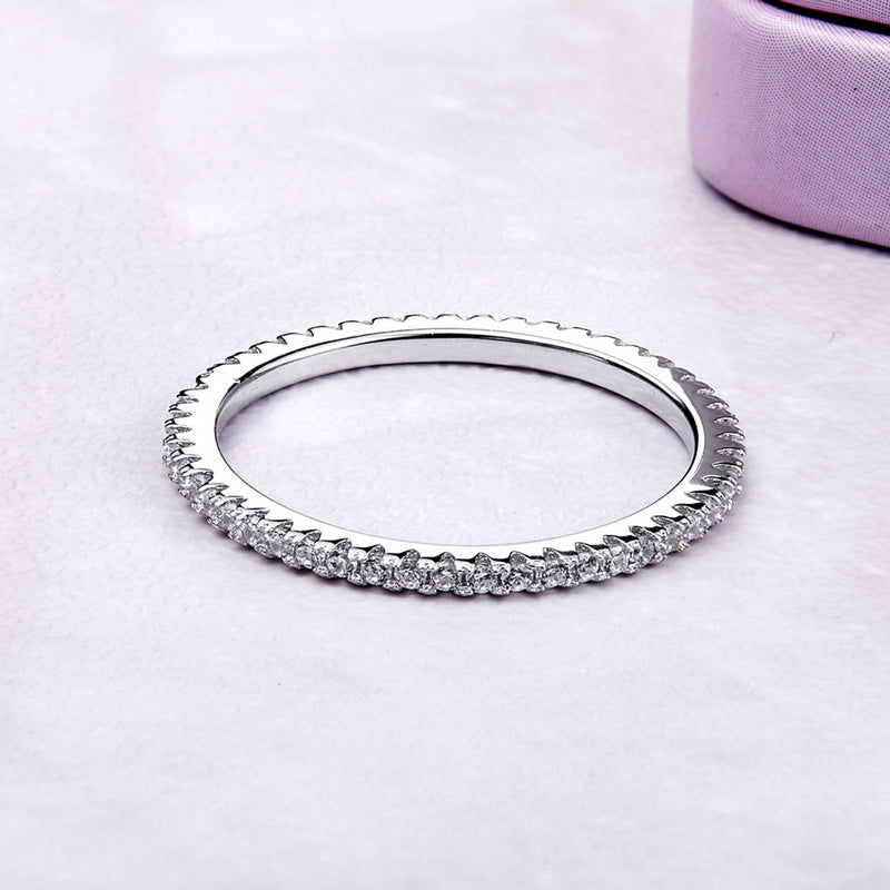 Bids.com 925 Sterling Silver Platinum Plated CZ Pavé Setting Ring Size 5.0 for Women Rings Lavender 5,6,7,8,9,10,5J,6J,7J,8J,10J,6B,7B,8B,6BU,7BU,8BU,5B,9B,6C,7C,8C,6D,7D,8D,5BU,5C,10D,5D,9D,10B,10BU,10C,9C,9BU,9J