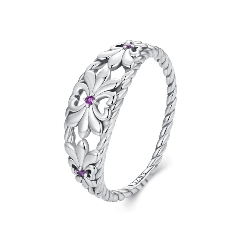 Bids.com 925 Sterling Silver Oxidized 1.3mm Pavé Set CZ Ring Size 6.0 for Women Rings White Smoke 6,7,8