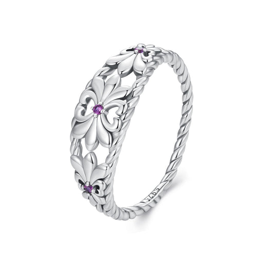 Bids.com 925 Sterling Silver Oxidized 1.3mm Pavé Set CZ Ring Size 6.0 for Women Rings White Smoke 6,7,8