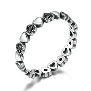 Bids.com 925 Sterling Silver Ring - Stylish Design for Women Rings White Smoke 7WH,9WH,5,6,7,8,9