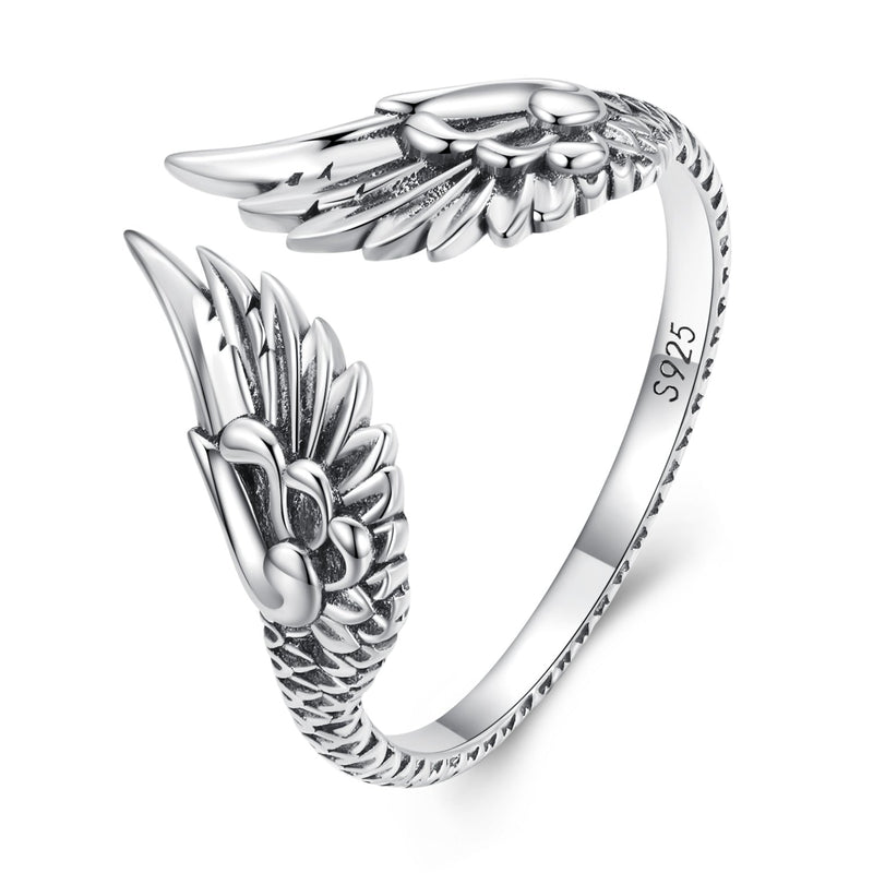 Bids.com 925 Sterling Silver Oxidized Ring for Men Rings White Smoke Default Title