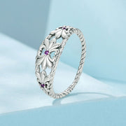 Bids.com 925 Sterling Silver Oxidized 1.3mm Pavé Set CZ Ring Size 6.0 for Women Rings Light Blue 6,7,8
