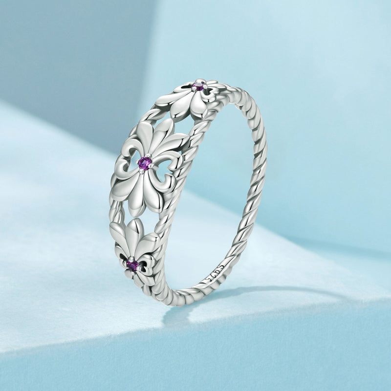 Bids.com 925 Sterling Silver Oxidized 1.3mm Pavé Set CZ Ring Size 6.0 for Women Rings Light Blue 6,7,8