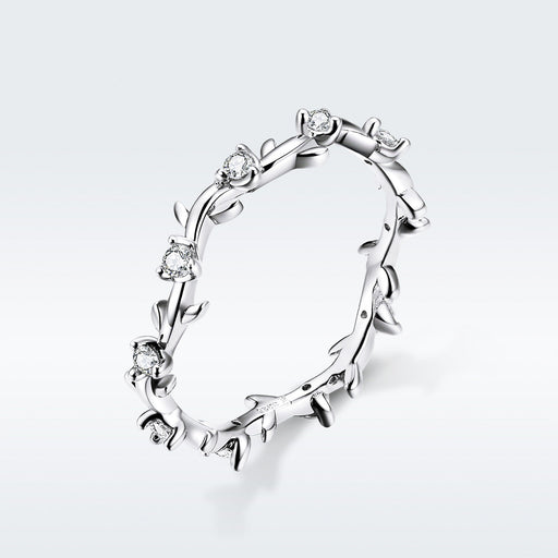 Bids.com 925 Sterling Silver Ring Size 6.0 for Women Rings White Smoke 6,7,8