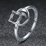 Bids.com 925 Sterling Silver Ring Size 5.0 with Platinum Plating for Women Rings Dark Slate Gray 5,6,7,8,9,7C,6D