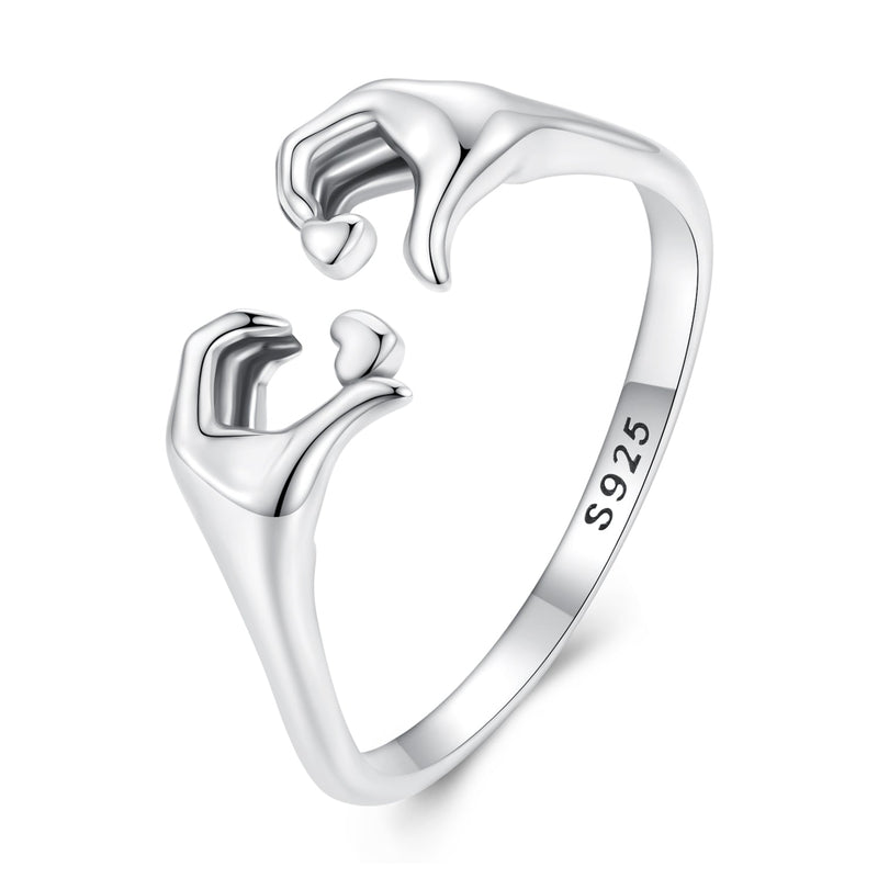 Bids.com S925 Oxidized Silver 0.17cm Ring Rings White Smoke Default Title