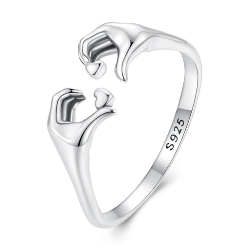 Bids.com S925 Oxidized Silver 0.17cm Ring Rings White Smoke Default Title