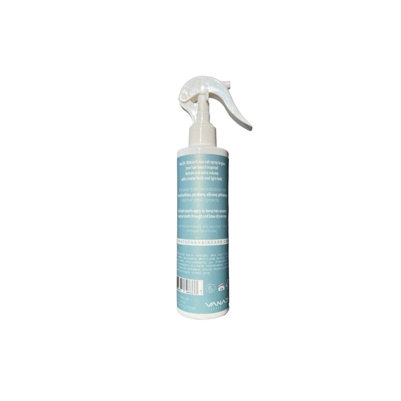 Dr. Watson's Hair & Skin Care Dr. Watson's | Sea Salt Spray | Volumizing | Light Hold | 8 Oz Sea Salt Spray White Smoke