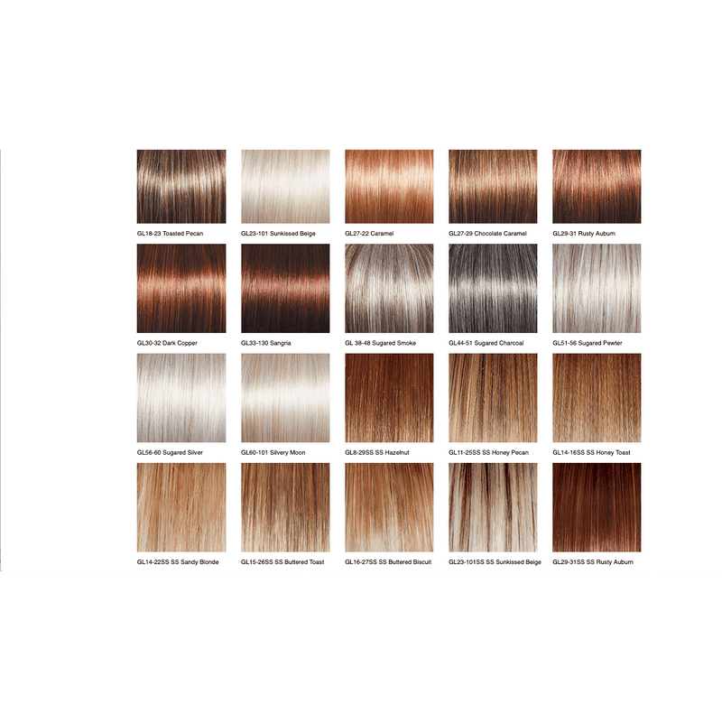 VIP Extensions Dream Do by Gabor Wig White Smoke GL1-2-Double Espresso,GL2-6 Black Coffee,GL4-8 Dark Chocolate,GL6-30 Mahogany,GL8-10 Dark Chestnut,GL8-29 Hazelnut,GL10-12 Sunlit Chestnut,GL10-14 Walnut,GL11-25 Honey Pecan,GL12-14 Mocha,GL12-16 Golden Walnut,GL14-16 Honey Toast,GL14-22 Sandy Blonde,GL15