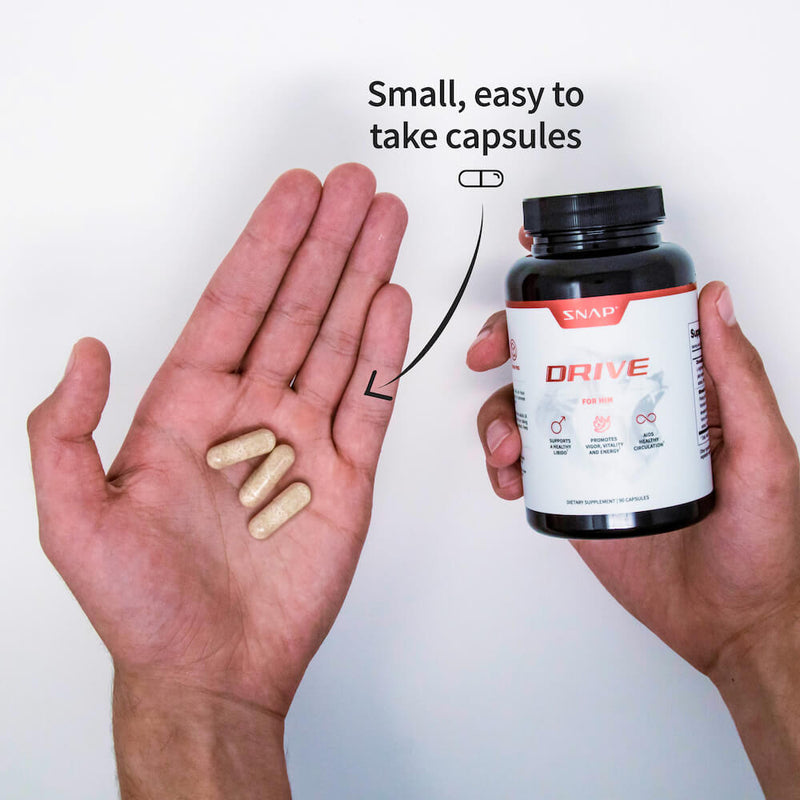 Snap Supplements Ultimate Male Drive Stack + Free E-Book White Smoke