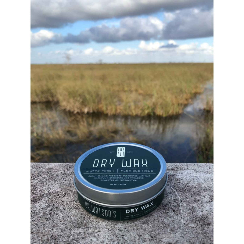 Dr. Watson's Hair & Skin Care Dr. Watson's | Hair Styling | Dry Wax | 3.4 Oz Dry Wax Dim Gray