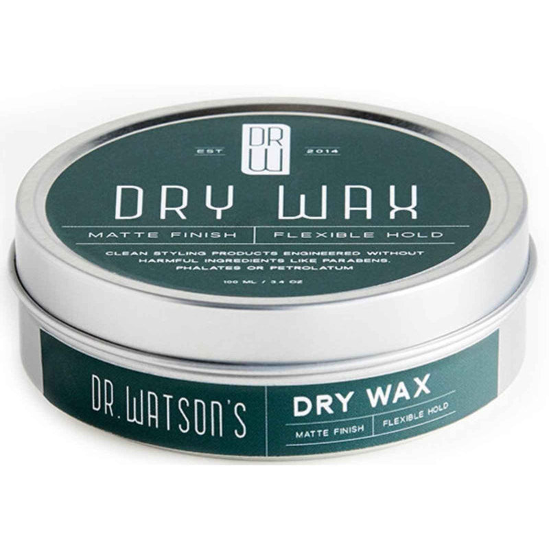 Dr. Watson's Hair & Skin Care Dr. Watson's | Hair Styling | Dry Wax | 3.4 Oz Dry Wax White Smoke