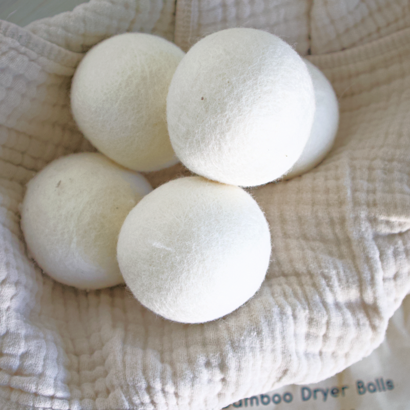 Love of Earth Co. Bamboo Dryer Balls White Smoke