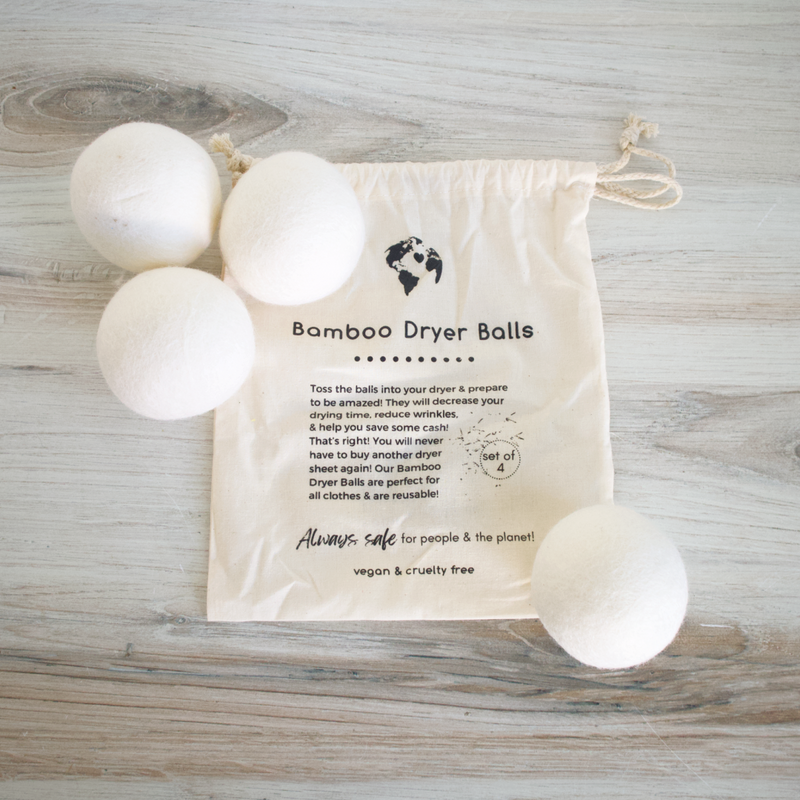 Love of Earth Co. Bamboo Dryer Balls Gray