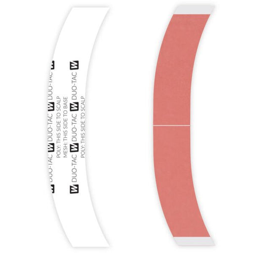 VIP Extensions DUO-TAC TAPE  5'' Super Wide Contours (24PCS) Wig Adhesive White Smoke 5''Super Wide Contours- C -(24pcs/bags)