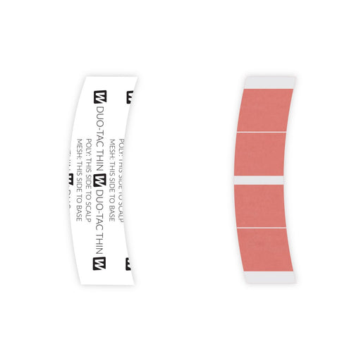 VIP Extensions DUO-TAC TAPE CONTOURS AND MINIS (THIN) Wig Adhesive White Smoke MINI STRIPS DUO-TAC (THIN) 72PC/BAG
