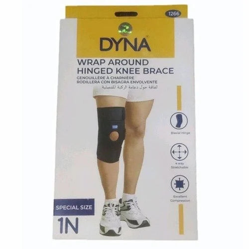 dyna HINGED WRAPAROUND KNEE SB S/M Health Care Gray