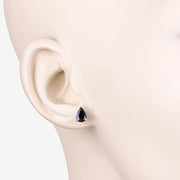 Bids.com 1.60 Carat Genuine Blue Sapphire 10K Yellow Gold Earrings Earrings Misty Rose