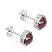 Bids.com 2.60 Carat Genuine Pink Topaz .925 Sterling Silver Earrings Earrings White Smoke