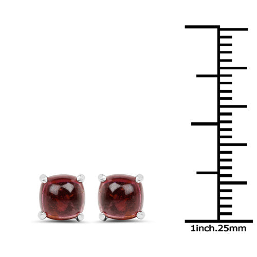 Bids.com 2.60 Carat Genuine Pink Topaz .925 Sterling Silver Earrings Earrings White Smoke