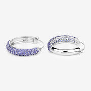 Bids.com 3.06 Carat Genuine Tanzanite .925 Sterling Silver Earrings Earrings White Smoke