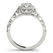 Bids.com 14k White Gold Halo Antique Style Round Diamond Engagement Ring (5/8 cttw) Rings White Smoke 3 / White Gold,3.5 / White Gold,4 / White Gold,4.5 / White Gold,5 / White Gold,5.5 / White Gold,6 / White Gold,6.5 / White Gold,7 / White Gold,7.5 / White Gold,8 / White Gold,8.5 / White Gold,9 / White Gold
