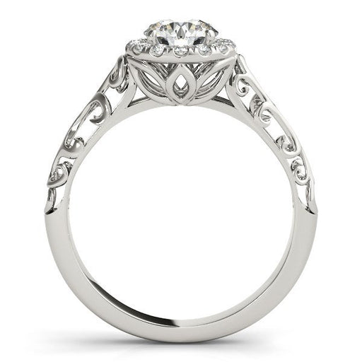 Bids.com 14k White Gold Halo Antique Style Round Diamond Engagement Ring (5/8 cttw) Rings White Smoke 3 / White Gold,3.5 / White Gold,4 / White Gold,4.5 / White Gold,5 / White Gold,5.5 / White Gold,6 / White Gold,6.5 / White Gold,7 / White Gold,7.5 / White Gold,8 / White Gold,8.5 / White Gold,9 / White Gold