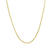 Bids.com 14k Yellow Gold Round Box Chain 1.35 mm Necklaces White Smoke 16 / Yellow Gold,18 / Yellow Gold,20 / Yellow Gold
