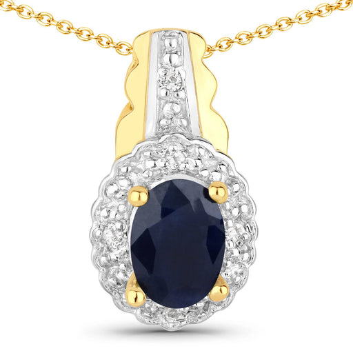 Bids.com 1.96 Carat Genuine Black Blue Sapphire and White Topaz .925 Sterling Silver Jewelry Set Jewelry Sets White Smoke