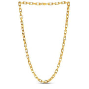 Bids.com 14k Yellow Gold French Cable Link Chain (6.10 mm) Necklaces White Smoke 20 / Yellow Gold,22 / Yellow Gold,24 / Yellow Gold,26 / Yellow Gold