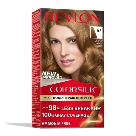 Revlon Revlon Colorsilk Beautiful Color Permanent Hair Color 57 Lightest Golden Brown Hair Color White Smoke