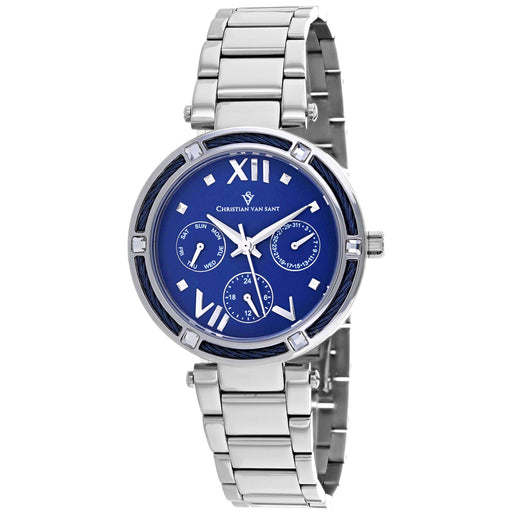 Bids.com Christian Van Sant Women's Sienna Watches White Smoke