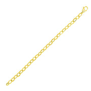 Bids.com 14k Yellow Gold Cable Chain Style Bracelet Bracelets White Smoke 7.5 / Yellow Gold