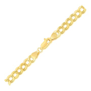 Bids.com 5.7mm 14k Yellow Gold Solid Curb Bracelet Bracelets White Smoke 8.5 / Yellow Gold