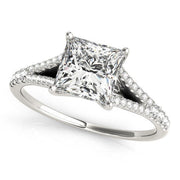 Bids.com 14k White Gold Princess Cut Split Shank Diamond Engagement Ring (1 1/8 cttw) Rings White Smoke 3 / White Gold,3.5 / White Gold,4 / White Gold,4.5 / White Gold,5 / White Gold,5.5 / White Gold,6 / White Gold,6.5 / White Gold,7 / White Gold,7.5 / White Gold,8 / White Gold,8.5 / White Gold,9 / White Gold