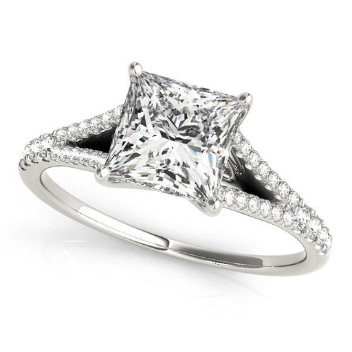 Bids.com 14k White Gold Princess Cut Split Shank Diamond Engagement Ring (1 1/8 cttw) Rings White Smoke 3 / White Gold,3.5 / White Gold,4 / White Gold,4.5 / White Gold,5 / White Gold,5.5 / White Gold,6 / White Gold,6.5 / White Gold,7 / White Gold,7.5 / White Gold,8 / White Gold,8.5 / White Gold,9 / White Gold