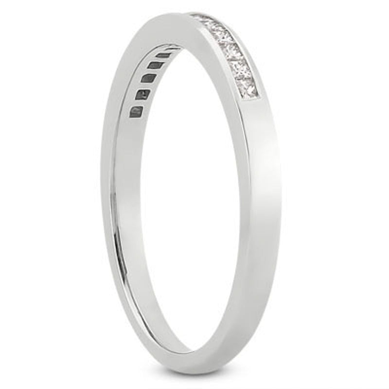 Bids.com 14k White Gold Channel Set Princess Diamond Wedding Ring Band Rings White Smoke 4 / White Gold,4.5 / White Gold,5 / White Gold,5.5 / White Gold,6 / White Gold,6.5 / White Gold,7 / White Gold,7.5 / White Gold,8 / White Gold,8.5 / White Gold,9 / White Gold