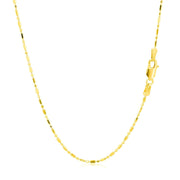 Bids.com 14k Yellow Gold Diamond-Cut Alternating Bead Chain 1.2mm Necklaces White Smoke 16 / Yellow Gold,18 / Yellow Gold,20 / Yellow Gold,One / Yellow Gold