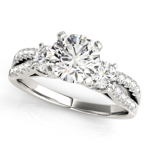 Bids.com 14k White Gold Split Shank 3 Stone Round Diamond Engagement Ring (2 cttw) Rings White Smoke 3 / White Gold,3.5 / White Gold,4 / White Gold,4.5 / White Gold,5 / White Gold,5.5 / White Gold,6 / White Gold,6.5 / White Gold,7 / White Gold,7.5 / White Gold,8 / White Gold,8.5 / White Gold,9 / White Gold